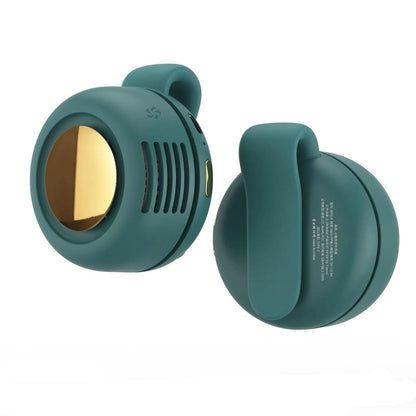 Mini ventilateur portable silencieux USB à clipser, 3 vitesses, rotation ajustable
